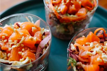Recette Pokebowl au saumon & choux